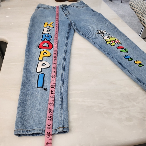Keroppi Graphic Women's Jeans - Light Blue - Picture 6 of 9
